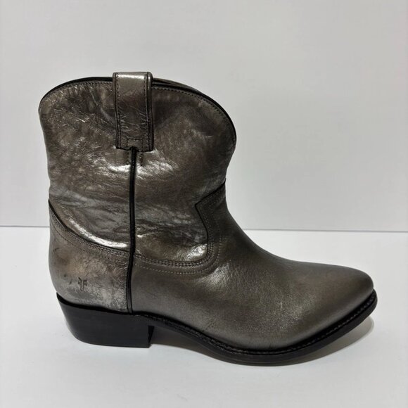 Frye Women’s Billy Short Dark Pewter Western Bootie, Size 11 M - Picture 1 of 7